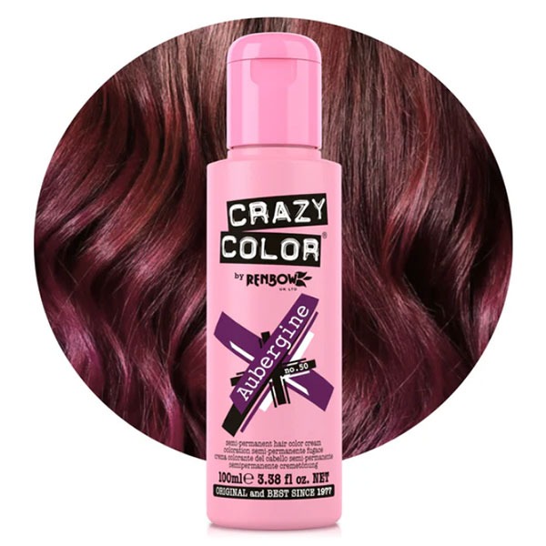 Crazy Color Aubergine 100ml